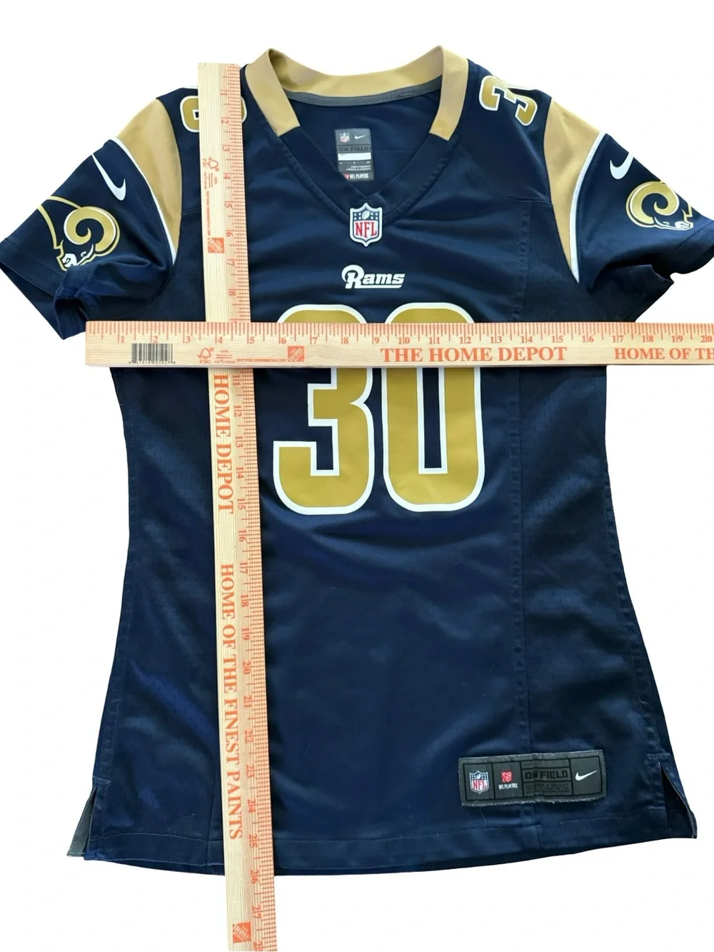 Nike Los Angeles Rams Todd Gurley II #30 Women’s Small NFL Jersey On Field